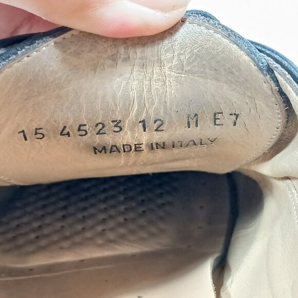 Johnston & Murphy Signature Series Two-Tone Saddle Oxfords 12 Goodyear Neolite - Picture 13 of 14